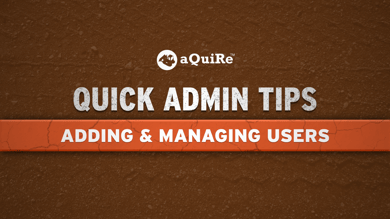 03 Adding & Managing Users