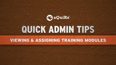 06 Viewing & Assigning Training 