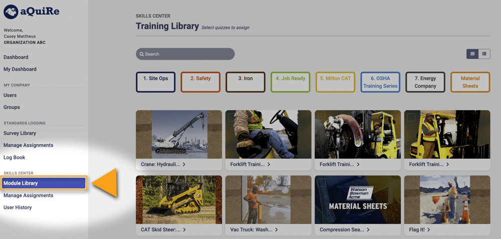 Assigning Modules pic 1