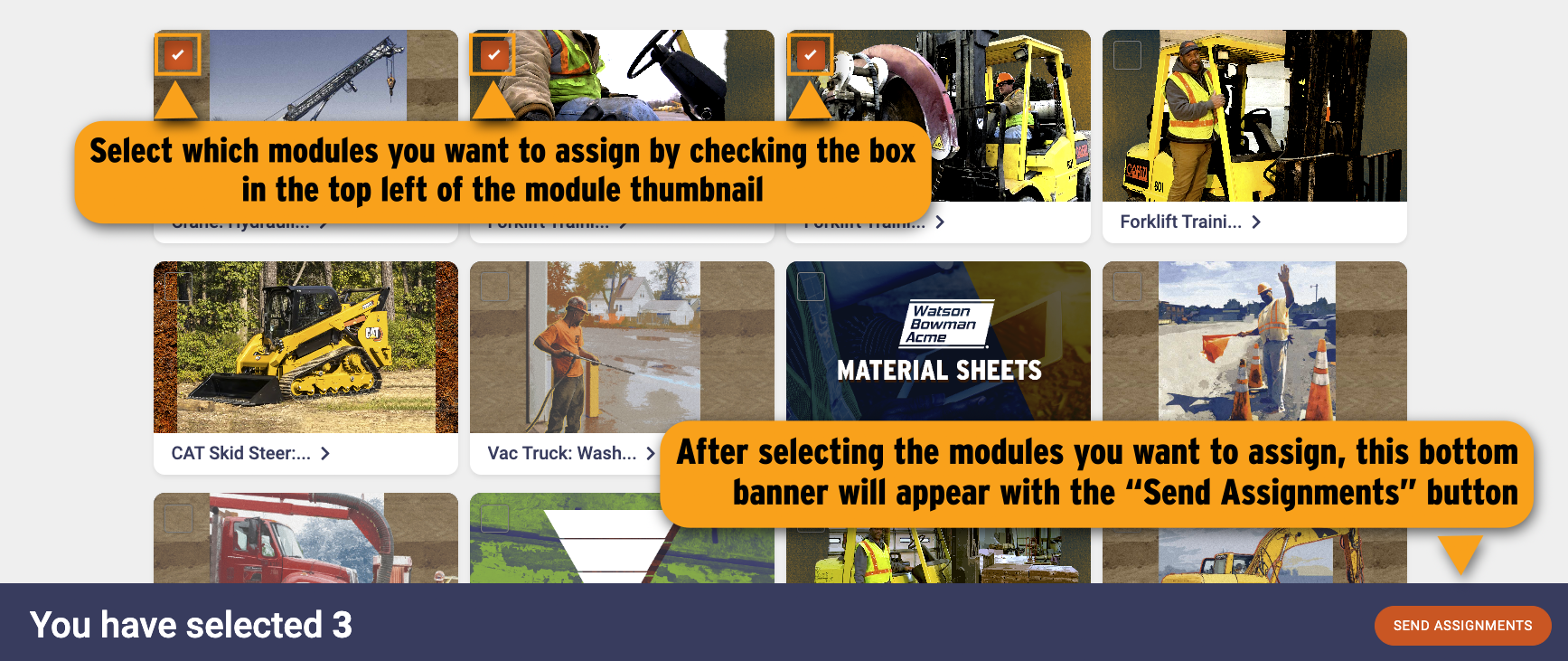 Assigning Modules pic 3
