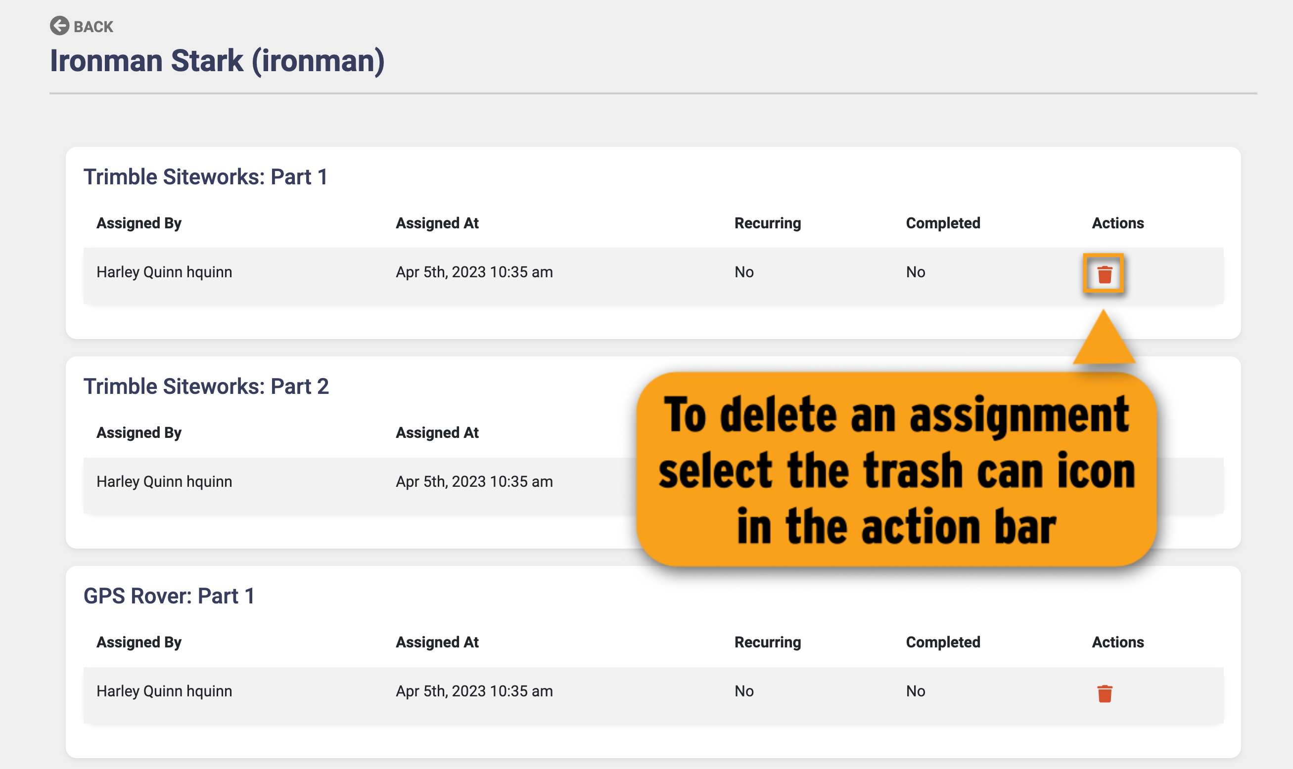 Managing Assignments 4
