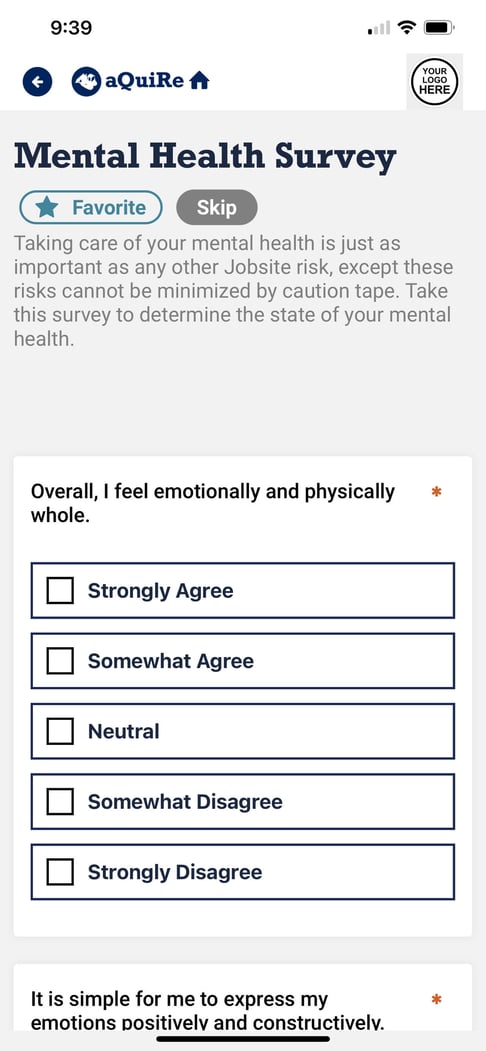 aQuire-mental-health-survey-screen-capture